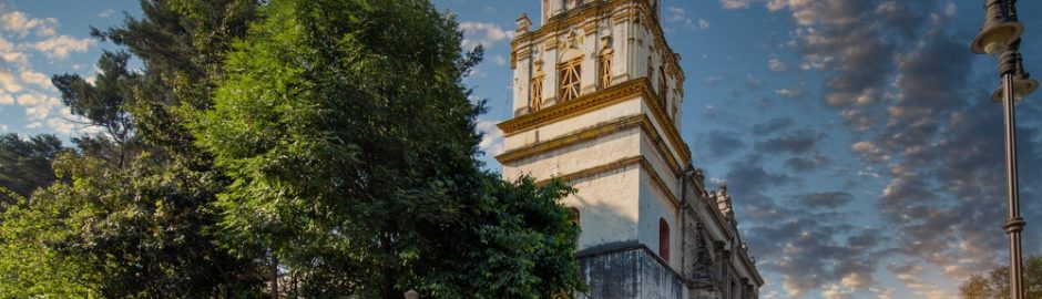 Iglesia en Coyoacán, México