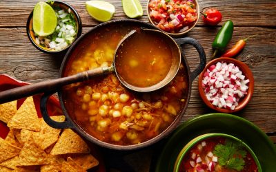 Traditional Mexican pozole