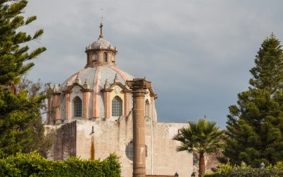 The cathedral of Huichapan in the state of Hidalgo