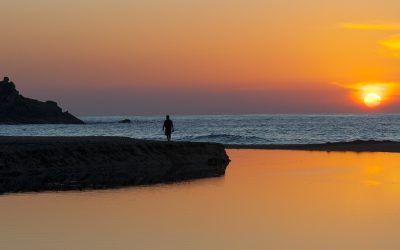 Sunset at Sayulita beach