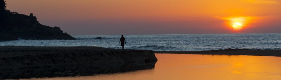 Sunset at Sayulita beach