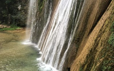 Horsetail Waterfall Water in Monterrey