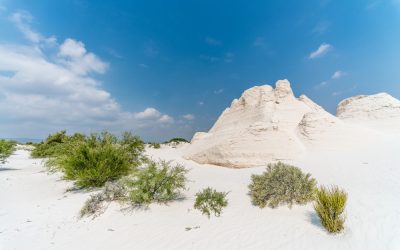 Gypsum Dunes in Mexico